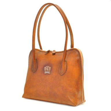 Pratesi BVS463 - Shoulder Bag Talla in cow leather Bruce Dark Green