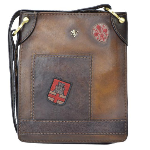 Pratesi BMA181/25 - Bakem Medium Bag в шкіряній шкірі Bruce Brown