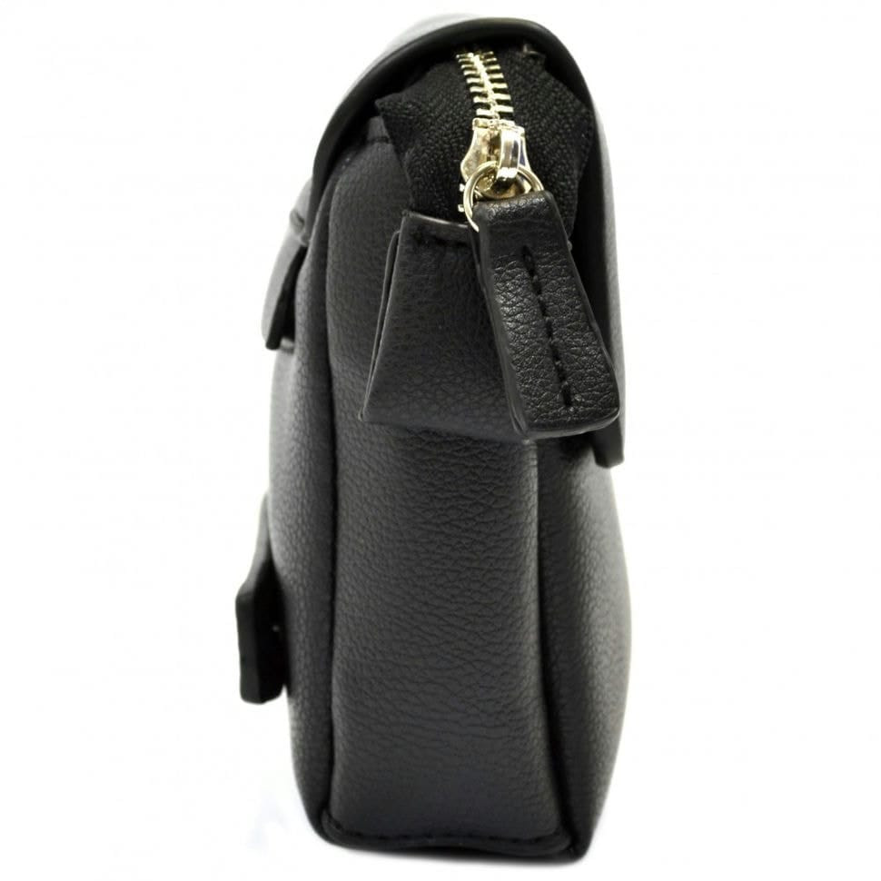 Барсетка кістева зі шкірозамінника BONIS 5679-111 чорна