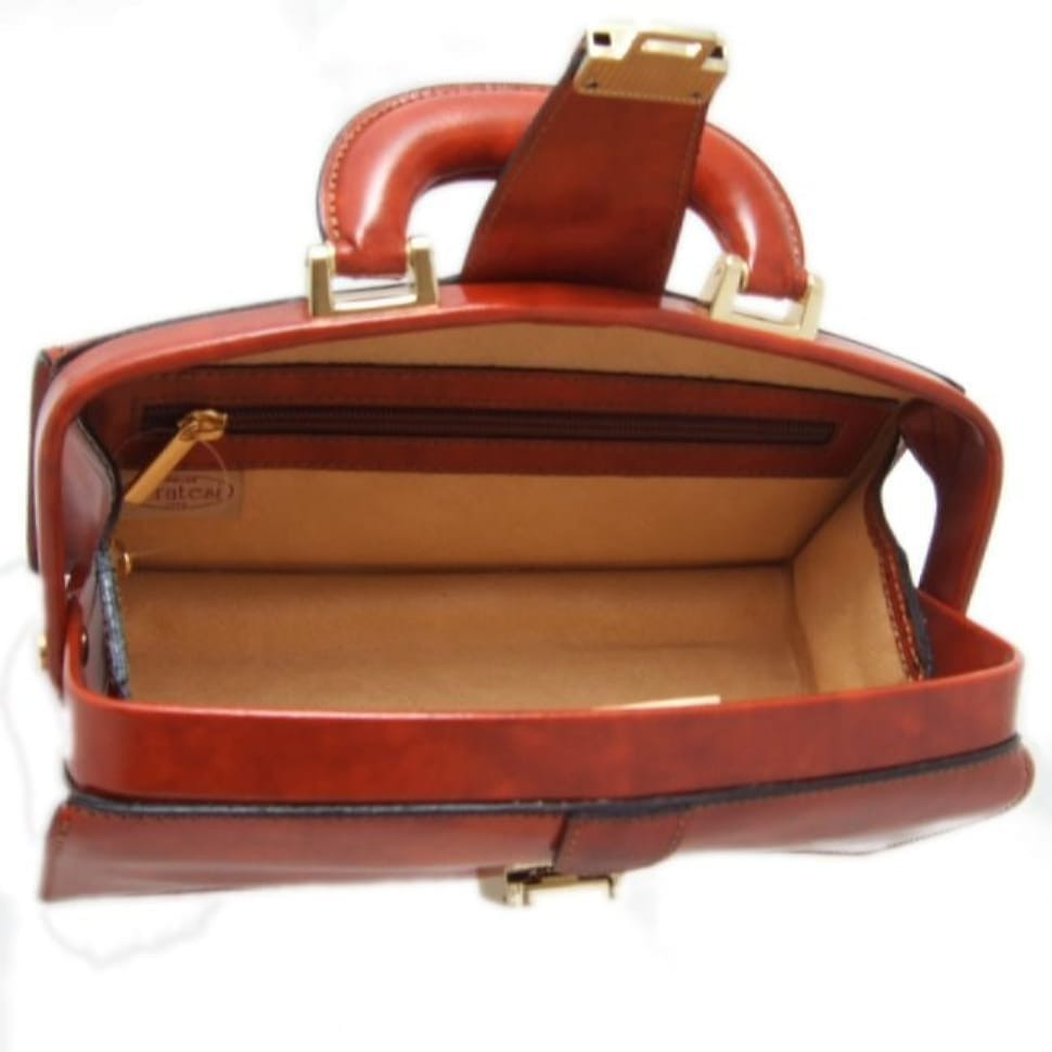 Pratesi KCF120/N - Lady Brunelleschi King Woman Bag in cow leather Lady Brunelleschi K120/N Coffee