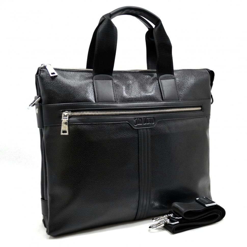 М'який портфель зі шкірозамінника ТМ Bonis 89361 чорний