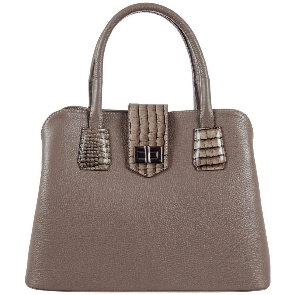 Сумка жіноча шкіряна Desisan 571-283 бежевий флотар