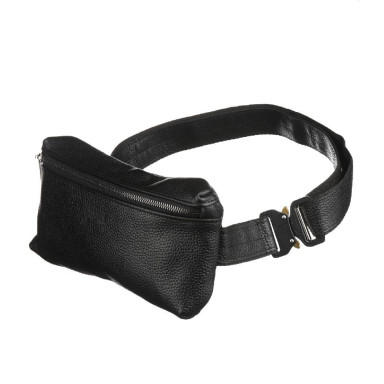 Belt bag made of genuine leather FA-1818-3md TARWA with metal fastex