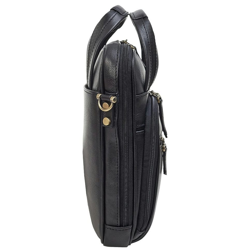 Барсетка м'яка шкіряна Tony Bellucci 5049-101 чорний гладкий