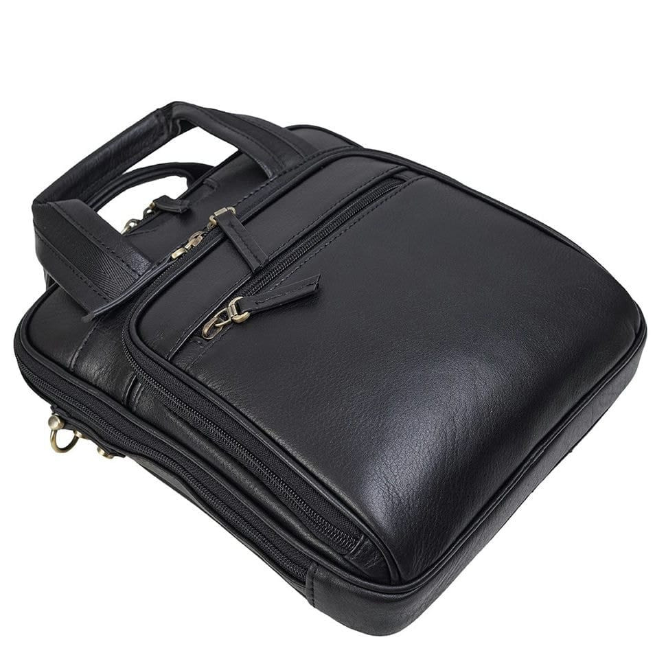 Барсетка м'яка шкіряна Tony Bellucci 5049-101 чорний гладкий