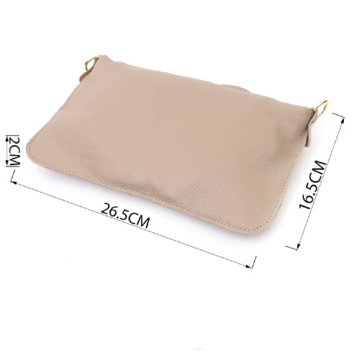 Жіноча сумка-клатч з двома ременями з натуральної шкіри Vintage 22643