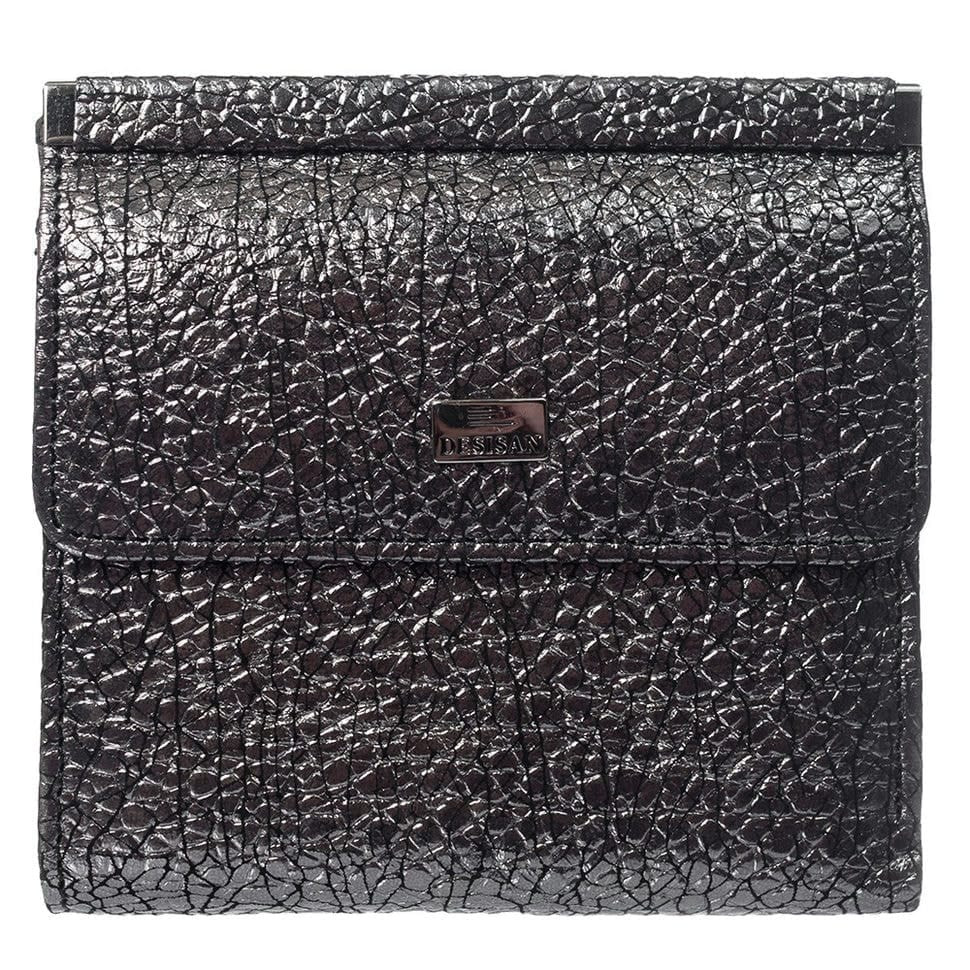 Гаманець жіночий шкіряний Desisan 067-669 срібло