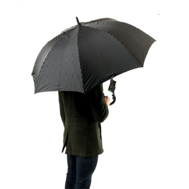 Парасолька чоловіча Fulton G451-019207 Knightsbridge-2 City Stripe Black/Steel