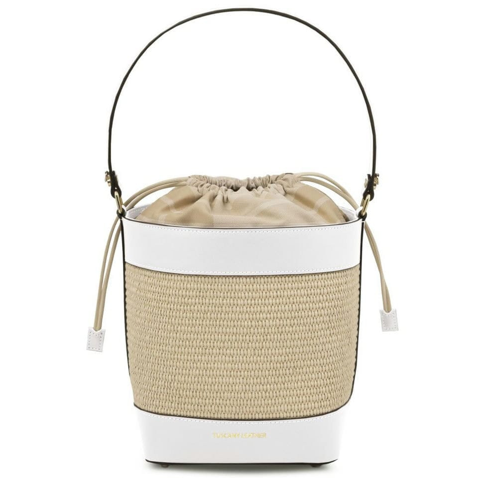Сумка-відро з ефектом соломи Луїзи Tuscany TL142091