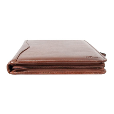 Папка Ashwood A4 ZIP CHESTNUT