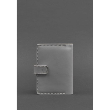 Leather cover for passport 3.0 gray