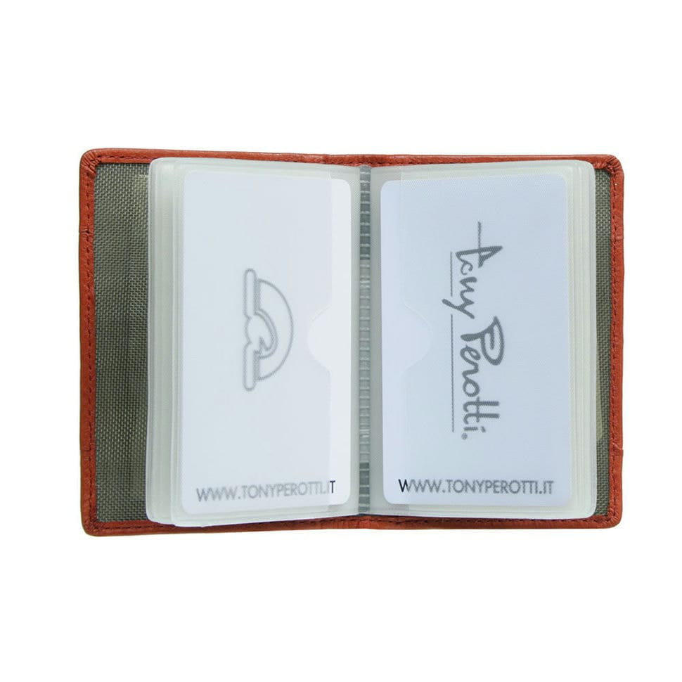 Візитниця шкіряна Giugiaro 1007 rosso червоний