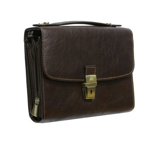 Сумка шкіряна Italico 9337 moro коричневий