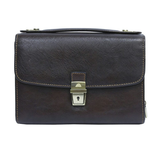 Сумка шкіряна Italico 9337 moro коричневий