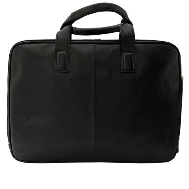Leather bag Italico 7044-40 nero black