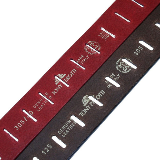 Ремінь шкіряний 305 cognac коньячний TONY PEROTTI