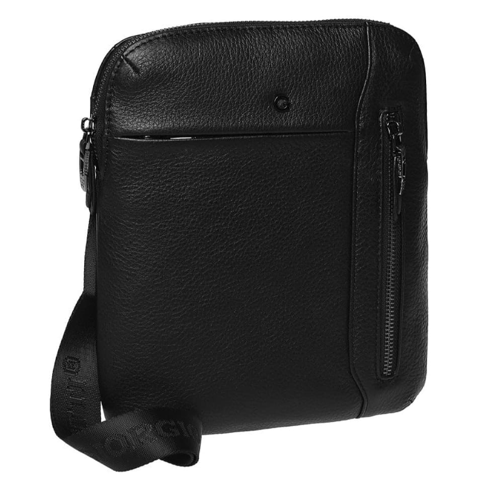 Чоловіча шкіряна сумка Giorgio Ferretti 201850061-black