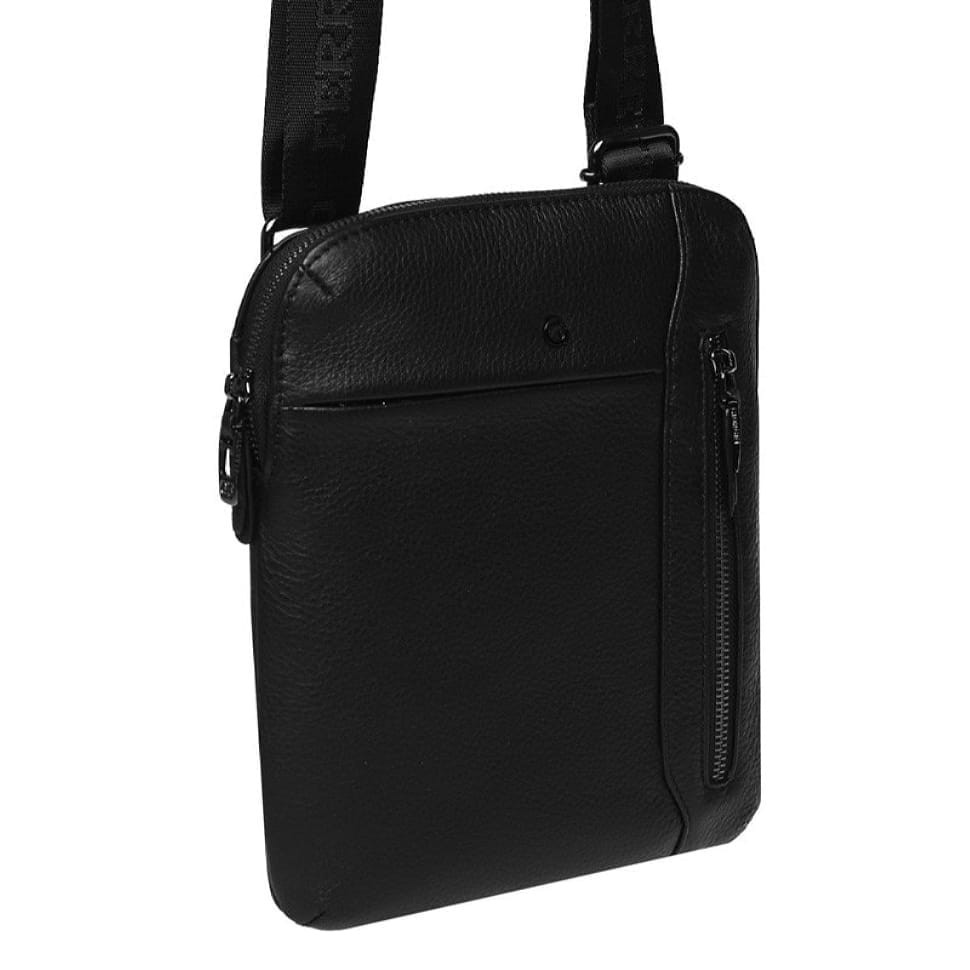 Чоловіча шкіряна сумка Giorgio Ferretti 201850061-black