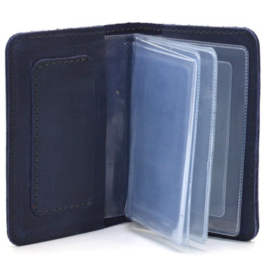 Cover for certificates ID passport rights blue TARWA RK-5011-4sa