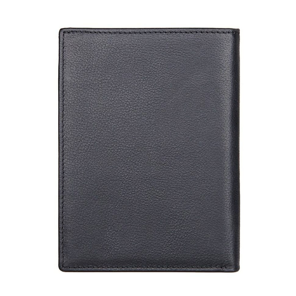 Чорний шкіряний гаманець-органайзер з відділом для ID документів JDR-8450A