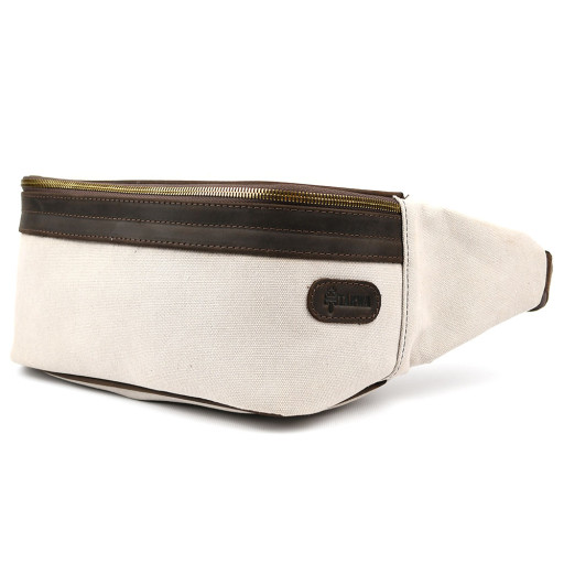 Сумка бананка для фотоапарата шкіра та канвас TARWA RCj-1313-4lx