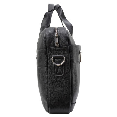 М'який портфель шкіряний BUFFALO BAGS M8824A чорний