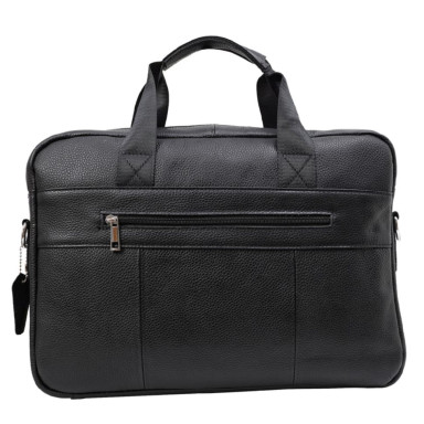 М'який портфель шкіряний BUFFALO BAGS M8824A чорний