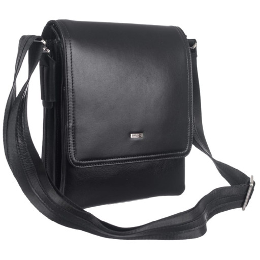 Барсетка м'яка шкіряна DESISAN 1359-1 чорний гладкий
