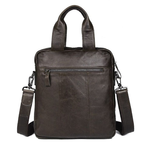 Оригінальна чоловіча сумка з натуральної шкіри John McDee 7266J