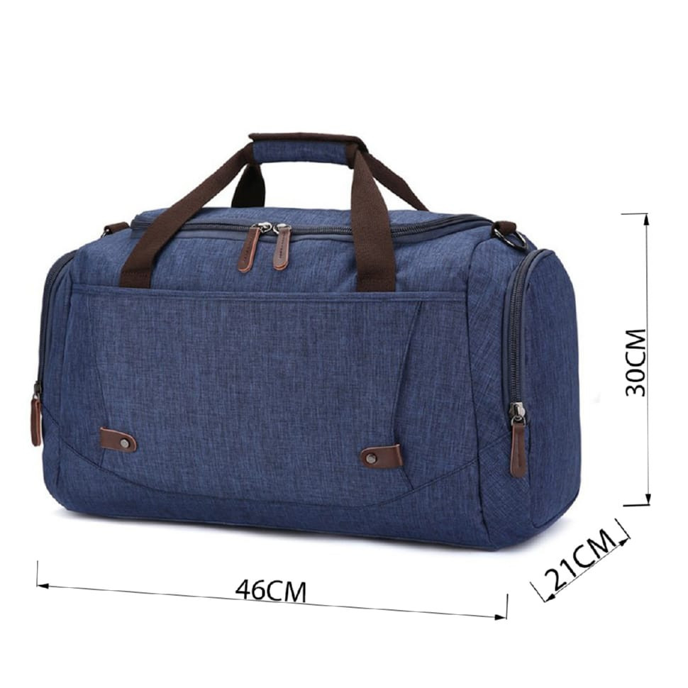 Дорожня сумка текстильна Vintage 20075 Синя