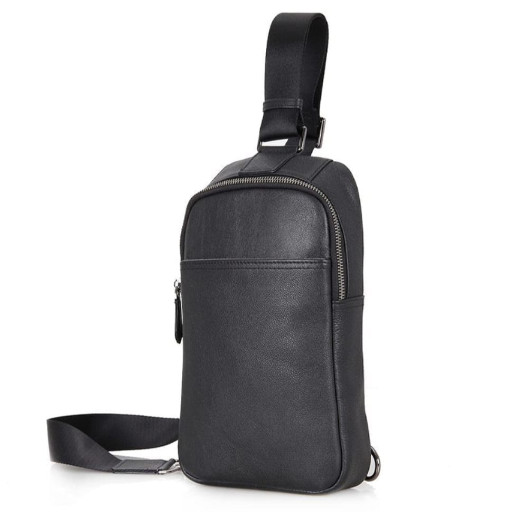 Компактний шкіряний рюкзак на одну шлею JD4001A