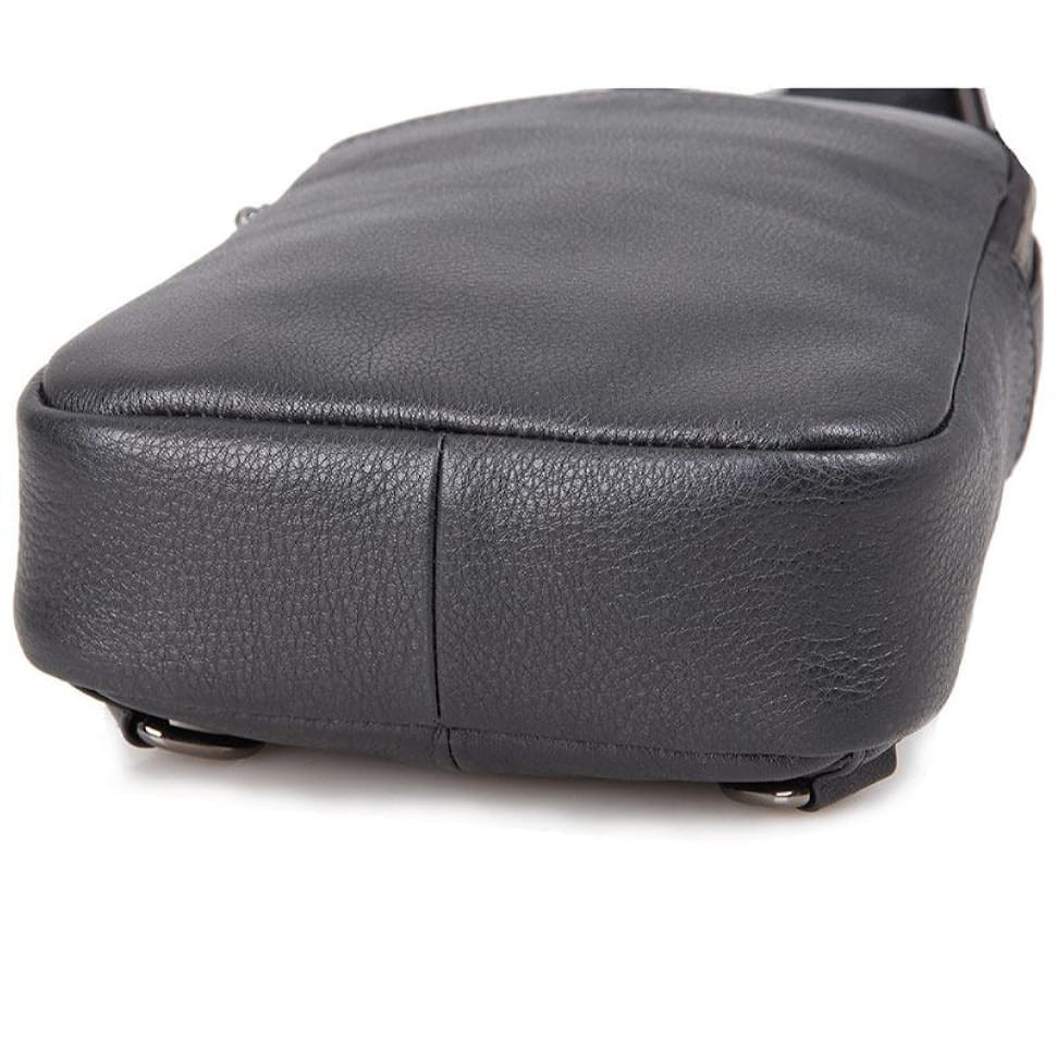 Компактний шкіряний рюкзак на одну шлею JD4001A