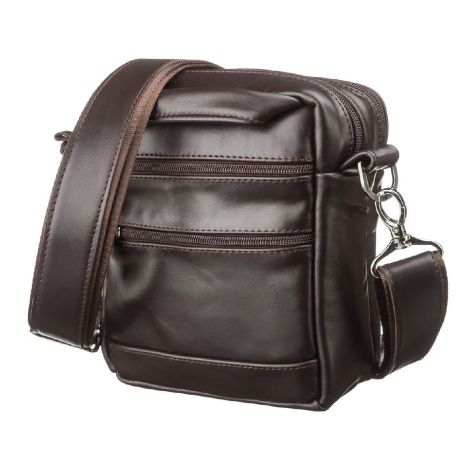 Men's bag SHVIGEL 11125 leather Brown