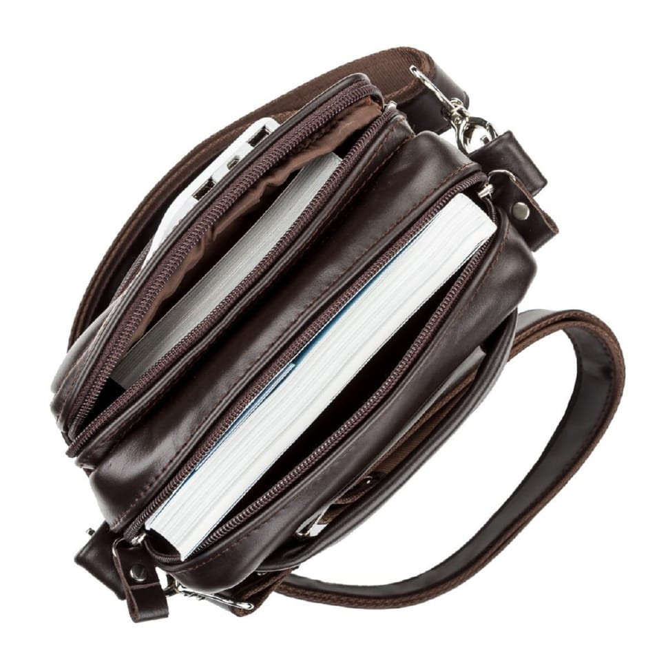 Men's bag SHVIGEL 11125 leather Brown