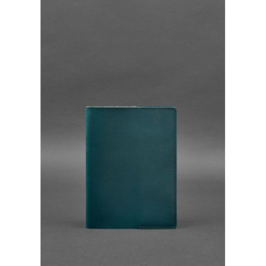 Leather cover for notebook 6.0 (soft-book) green