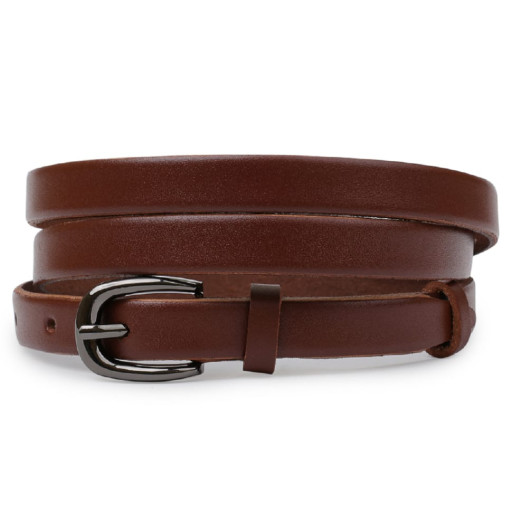Гладкий шкіряний жіночий ремінь Vintage 20758