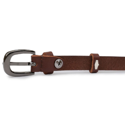 Гладкий шкіряний жіночий ремінь Vintage 20758