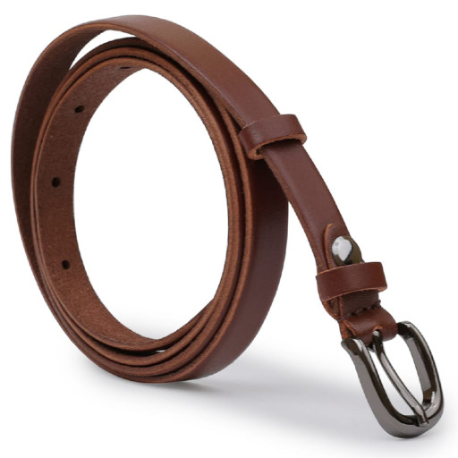 Гладкий шкіряний жіночий ремінь Vintage 20758