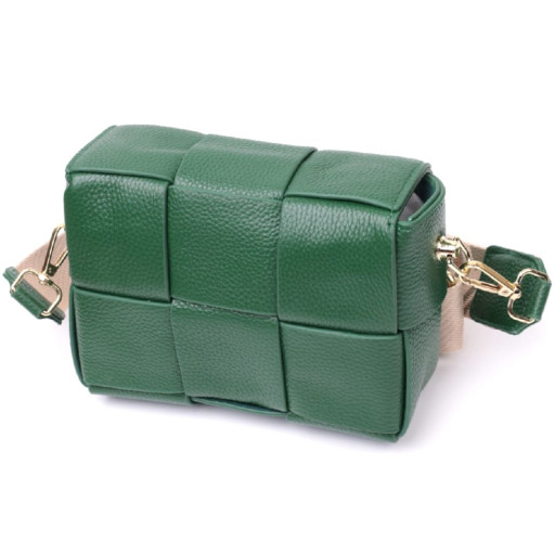 Містка шкіряна жіноча сумка-шоппер Shvigel 16356 Рожевий