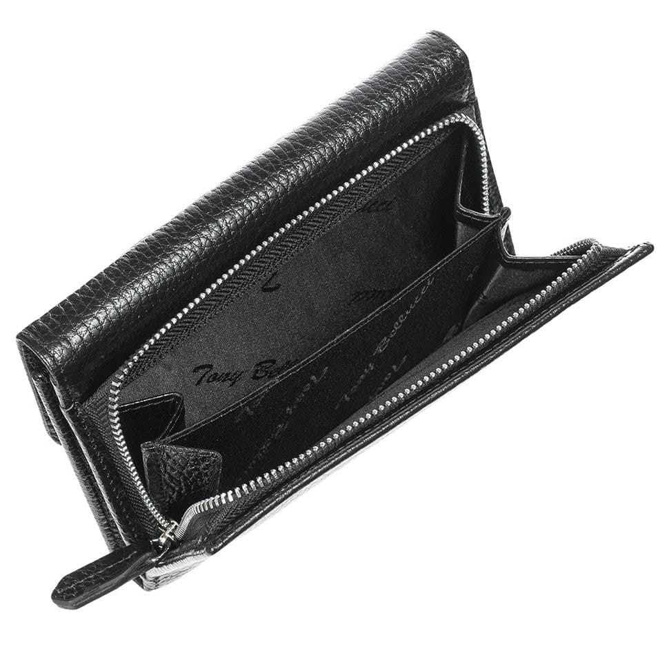 Гаманець жіночий шкіряний Tony Bellucci T866-281 чорний флотар