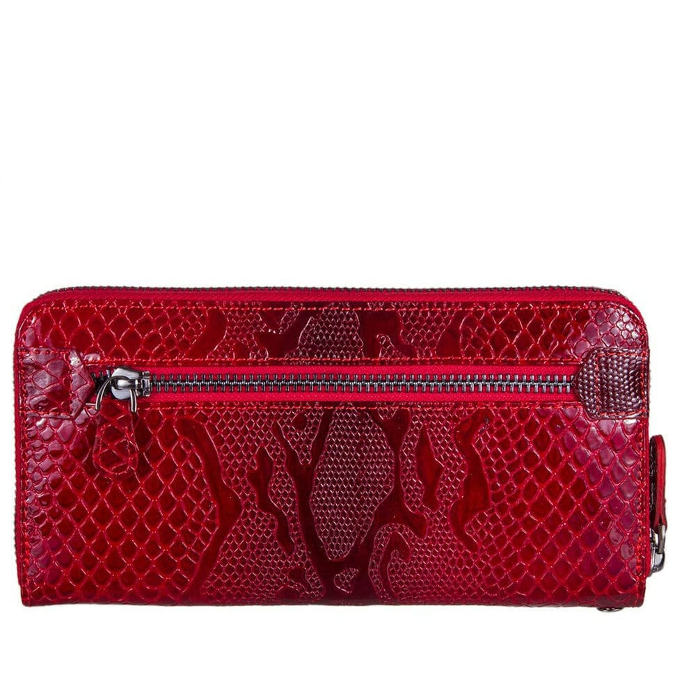 Гаманець жіночий шкіряний Desisan 09-500 червоний візерунок