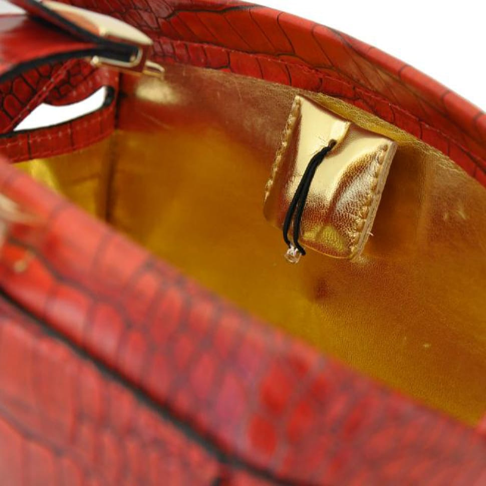 Pratesi KEM120/N - Lady Brunelleschi King Woman Bag in cow leather Lady Brunelleschi King Woman Bag Emerald