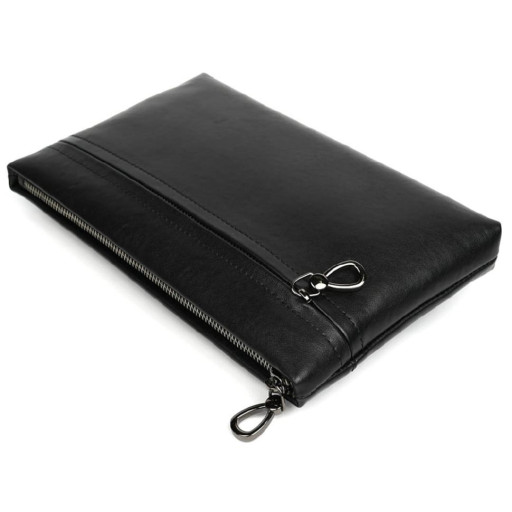 Шкіряний клатч для чоловіків JDC010LA чорний