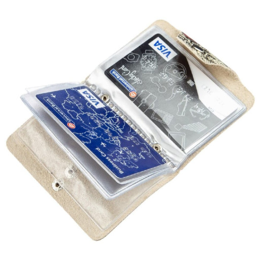 Візитниця вертикальна шкіряна Rolling Stones Shvigel 19080 Сіра