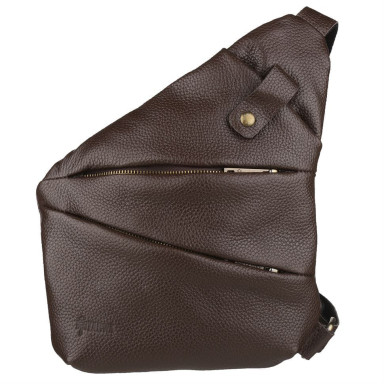 Men's Shoulder Sling Bag FC-6402-3MD Brown Flotara, Brand TARWA