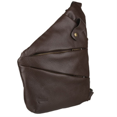 Men's Shoulder Sling Bag FC-6402-3MD Brown Flotara, Brand TARWA