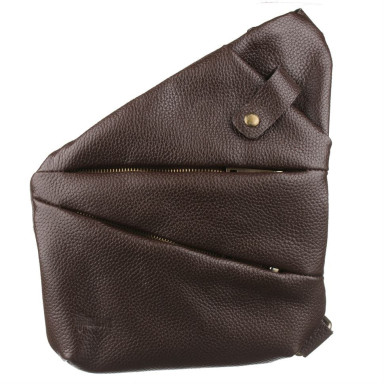 Men's Shoulder Sling Bag FC-6402-3MD Brown Flotara, Brand TARWA