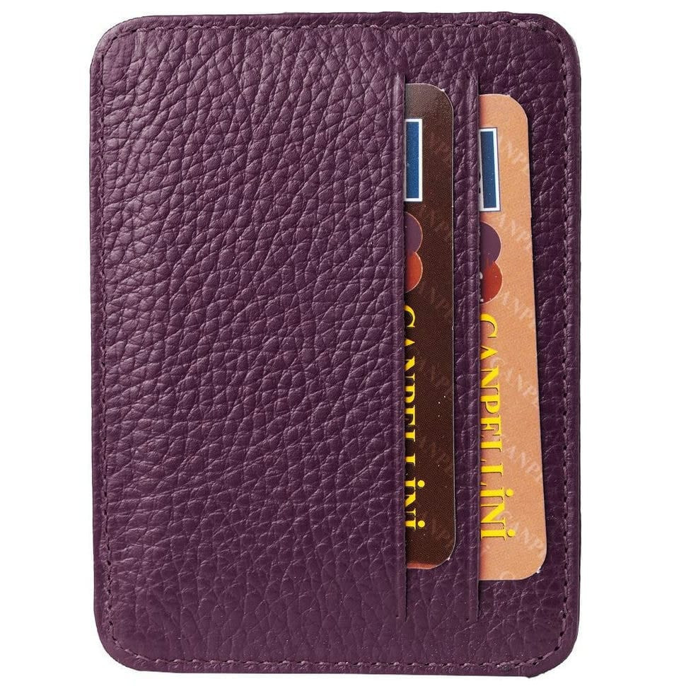 Кредитниця шкіряна CANPEL 091-95 фіолетовий флотар