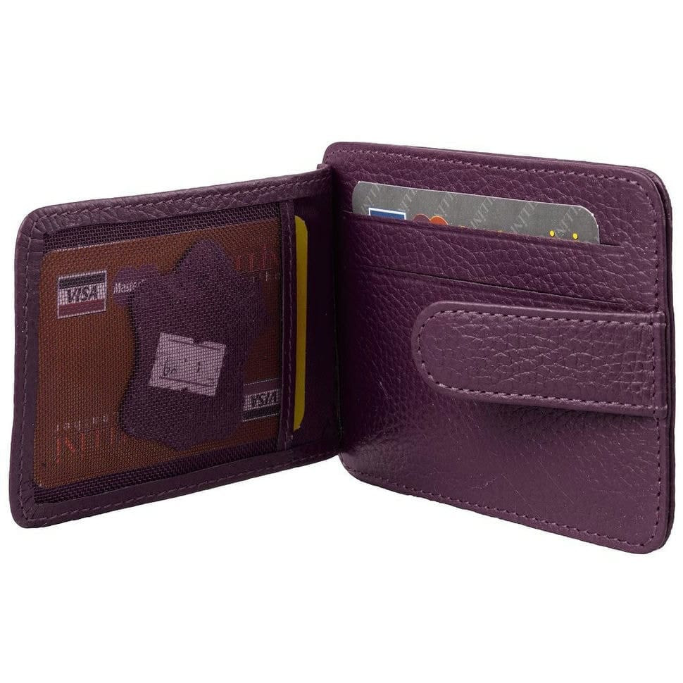 Кредитниця шкіряна CANPEL 091-95 фіолетовий флотар
