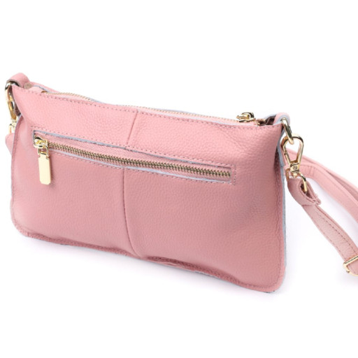 Красива жіноча сумка-клатч з двома ременями з натуральної шкіри Vintage 22644